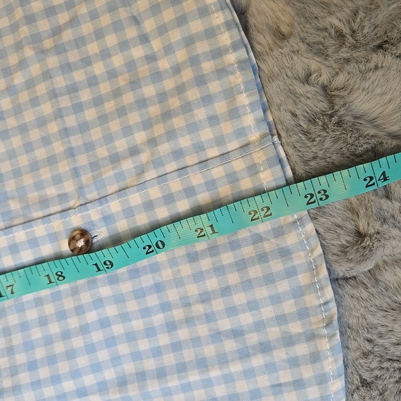 Tommy Bahama Blue Plaid Button Down Shirt, Boys XXL, Great Condition - Picture 5 of 13